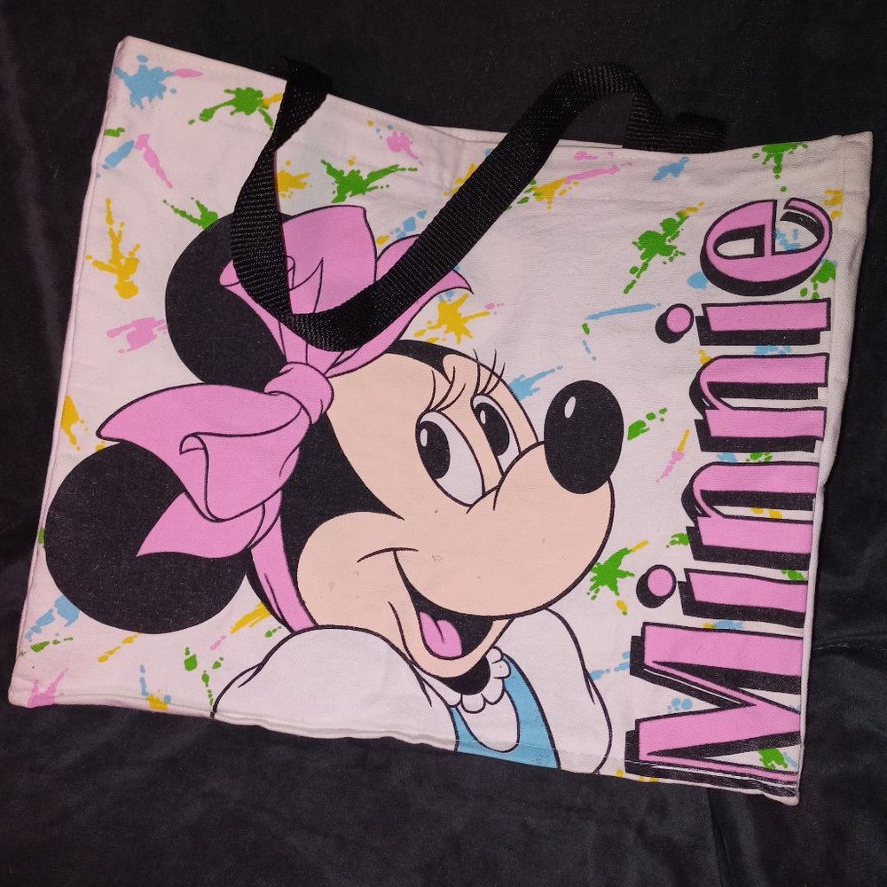 Vintage Disney's Minnie Mouse canvas bag/tote